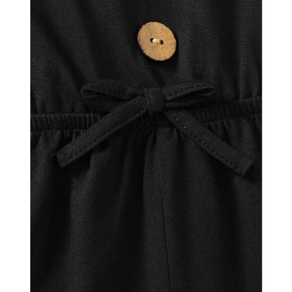 Shein Tween Girls Black Romper - Picture 4 of 5